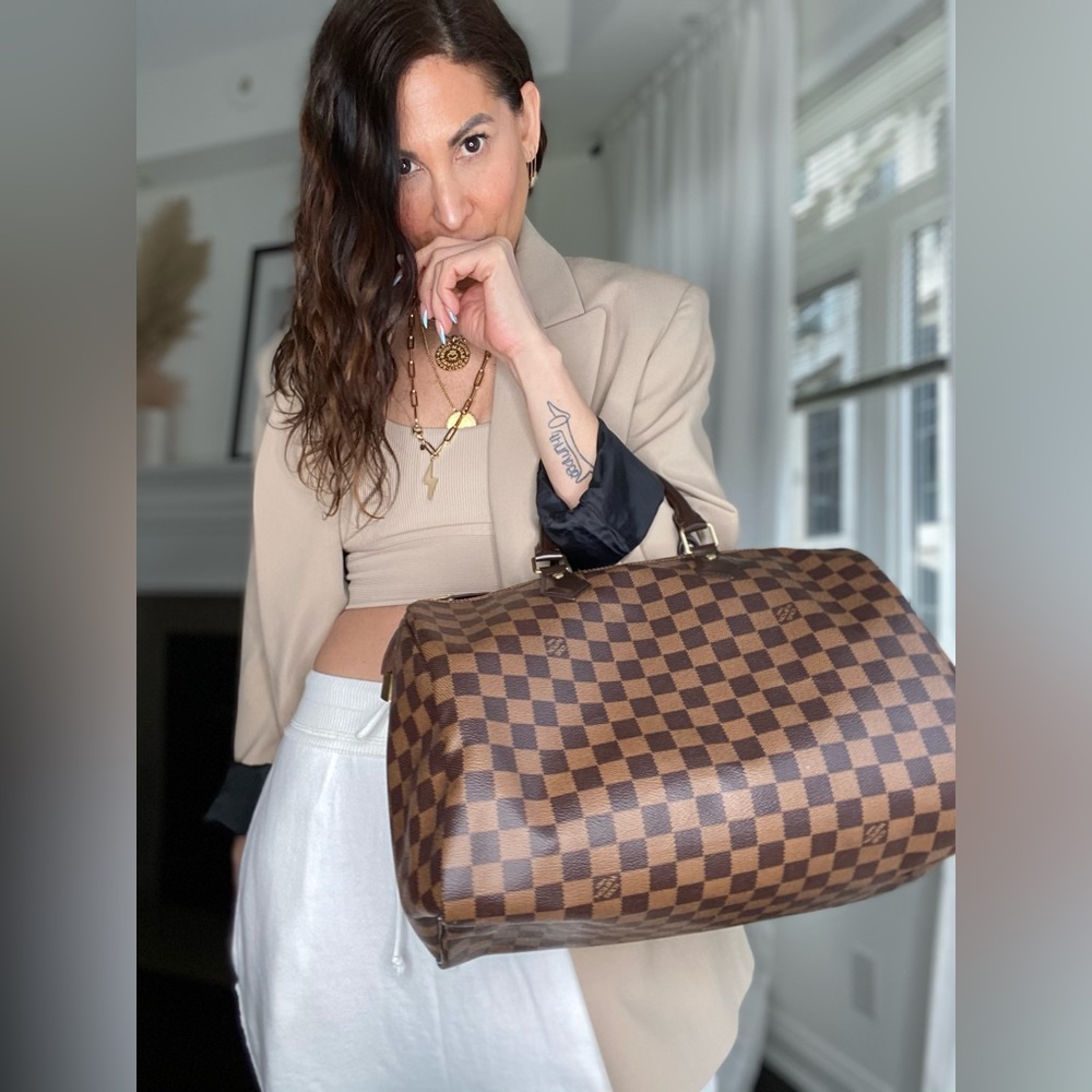 Authentic Louis Vuitton Damier Speedy 35 Preloved